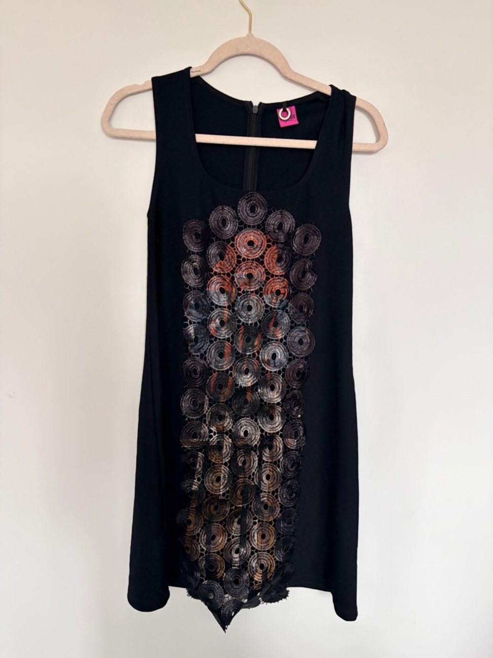 Save The Queen Black Wool Dress - M